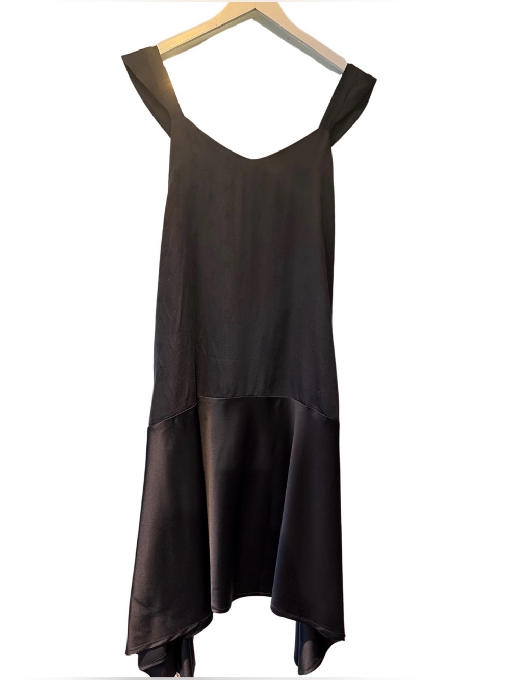 Mirame Bekah Dress Black 100% silk sizes S, M, L NYC Made Gorgeous